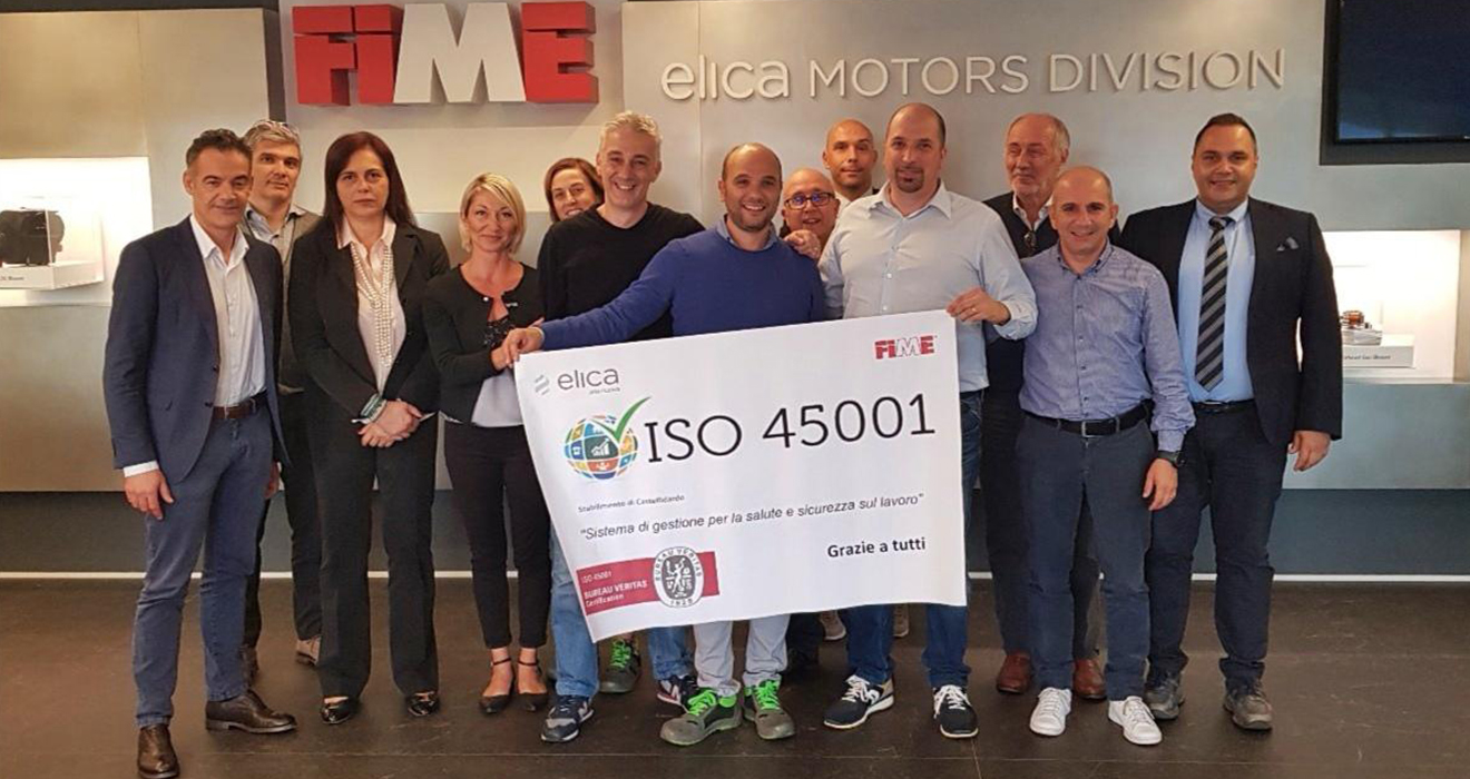 Fime ottiene la prima certificazione iso45001